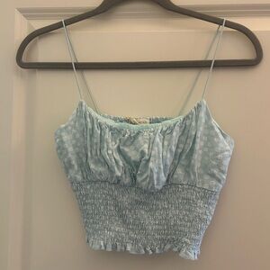 PacSun smocked floral top